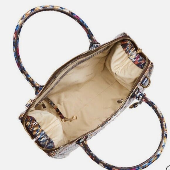 BRAHMIN CAROLINE TRENDSETTER MELBOURNE EMBOSSED LEATHER NWT - Picture 12 of 13